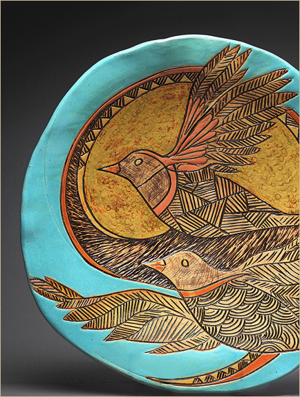 Sibel Alpaslan bird plate